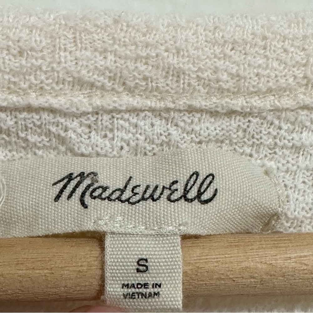 Madewell longsleeves cream top - Picture 6 of 7